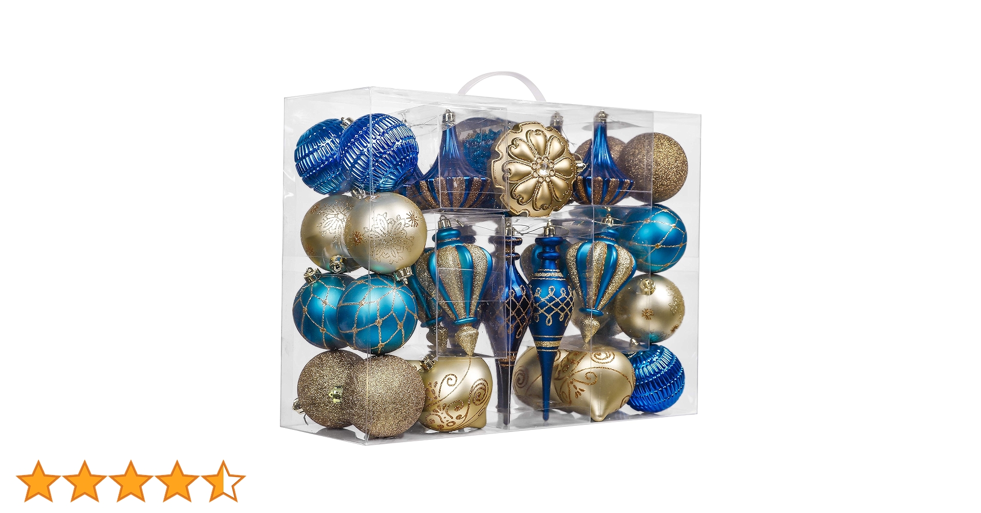 Valery Madelyn クリスマス  オーナメント 60個入りセット Amazon.co.jp: Valery Madelyn クリスマスボールオーナメント